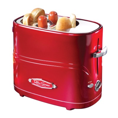Nostalgic retro hot dog toaster