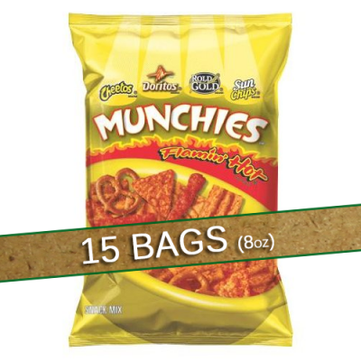 Munchies Flamin’ Hot (15 Bags)